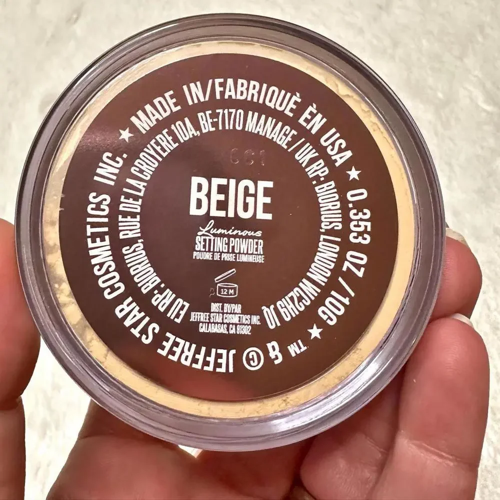 NIB Jeffree Star Magic Star Luminous Setting Powder Beige Full Size 10g